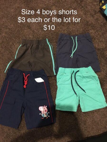 Assorted boys clothing