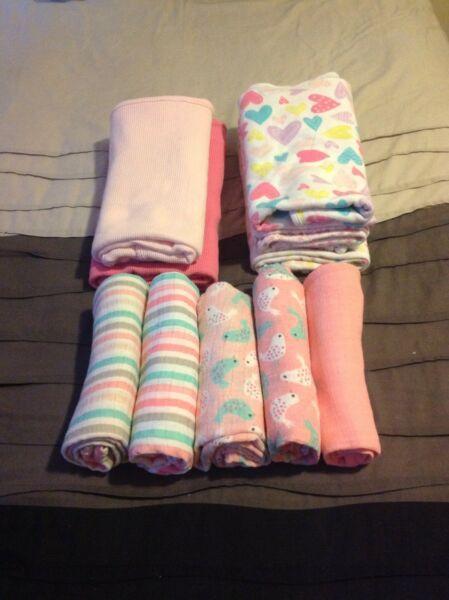 Baby girls bedding bundle
