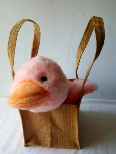 Duck soft toys gift bag