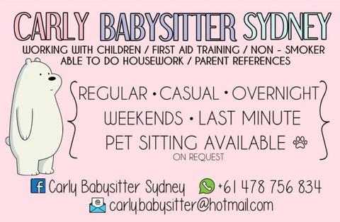 Babysitter Available