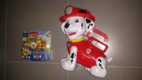 Paw Patrol - Vtech Treat Time Marshall and Rubble Action Pack Pup