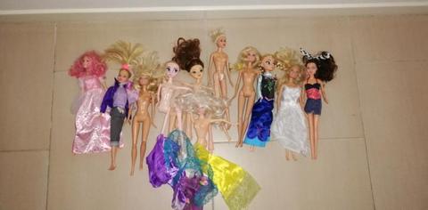Barbies and dolls