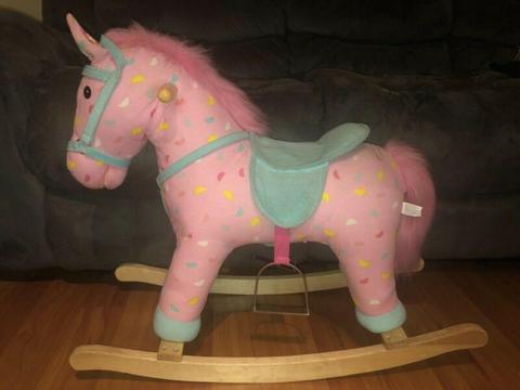 Kids rocking horse with sound