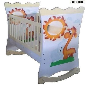 Giraffe & elephant Brand new baby colorful COT bed 3 models