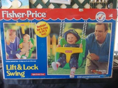 SWING FISHER PRICE LIFT AND LOCK