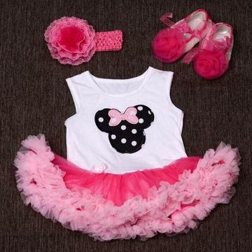 Baby Girl Dress Set Minnie mouse / Zebra / Damask