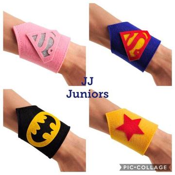 *SALE* Kids Superhero Wristbands Mask Cape Costume