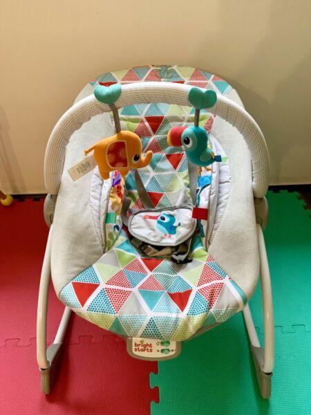 Bright Start Baby Bouncer - used for 7 months only