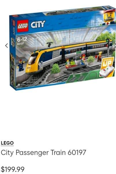 LEGO City Passenger Train 6019