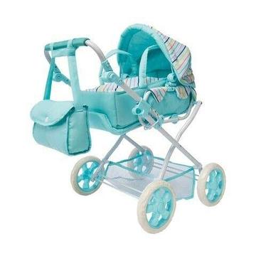 Baby Doll Pram/Stroller with Bag accessory (BRAND NEW)