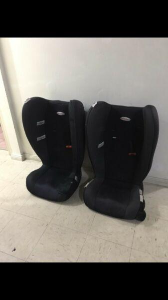 2 booster car seats 4-8 ages