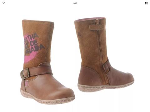 Agatha Ruiz De La Prada Girls Leather Boots Size EUR 28/ UK 10/ U