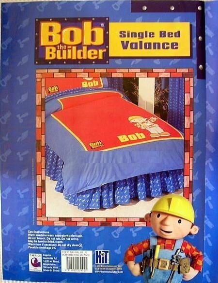 BOB THE BUILDER SINGLE BED VALANCE (NEW)