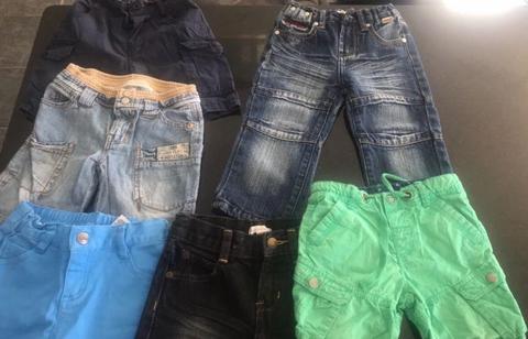Toddler Boys clothes, Shorts and Jeans bundle