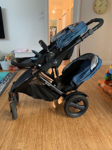 Steelcraft Strider Compact with second seat EUC
