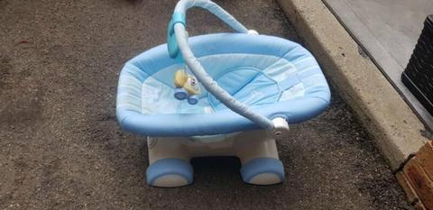 Fisher Price Cruisin' Motion Soother Bouncer Cradle Excellent