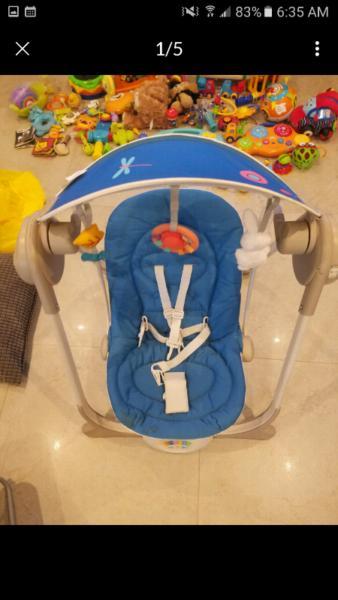 Chicco baby swing battery operated
