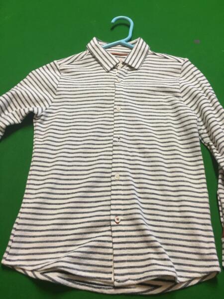Zara striped Shirt size small (fits 6-8 years)
