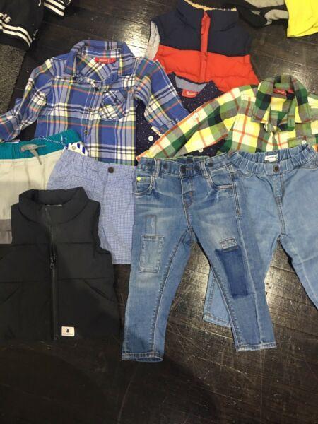 Bundle of boys clothing size 1