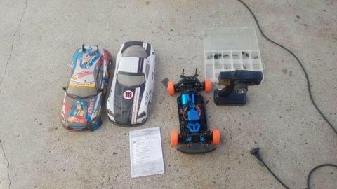 Brushless electric rc car with extras