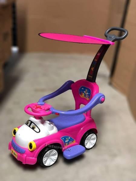 New 4in1 Slide Push Kick Ride On Cars Kids Toy Walker Push Handle