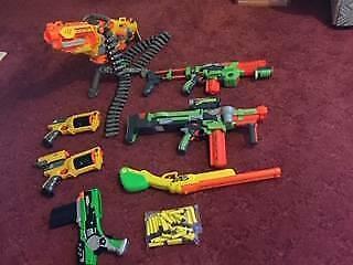 Bulk Nerf guns with bullets