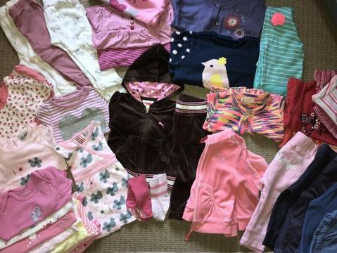 Baby girl bundle of clothes 6-12 months