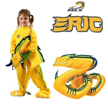 Brand new kids NRL Parramatta eels mascot costume in size 3-4 yr