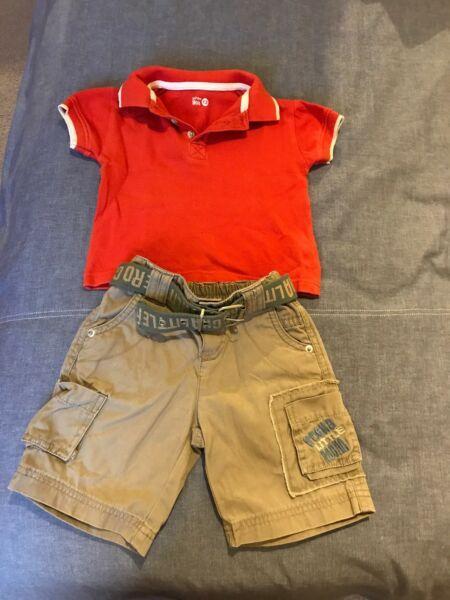 French and UK Size 9-12 months Boys Outfit