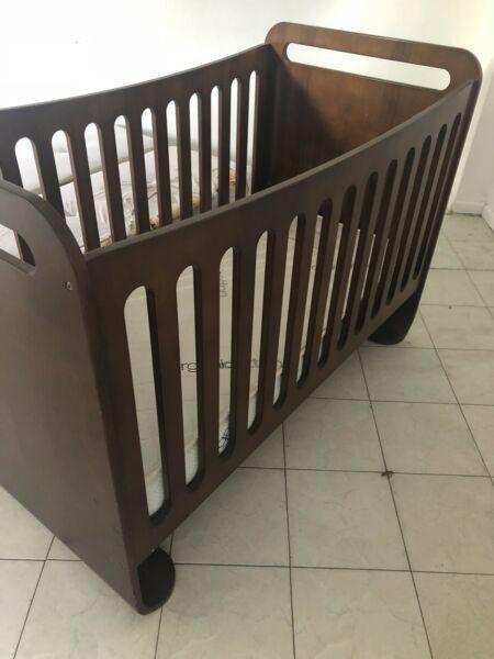 Nature's Purest Cot Bed - Walnut