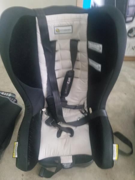 Infrasecure baby car seat