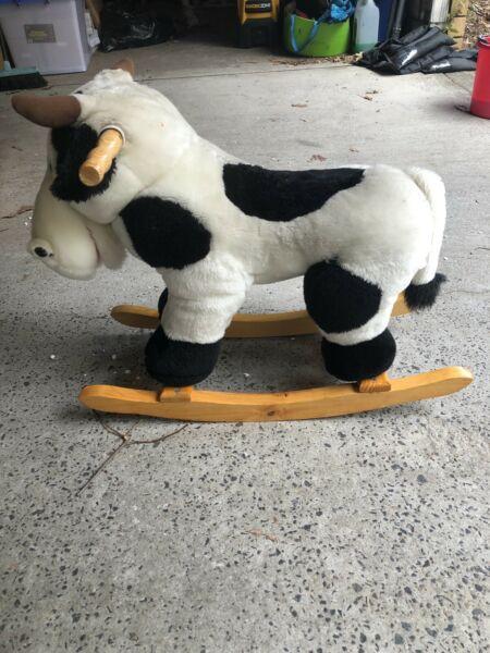 Toy Riding Cow