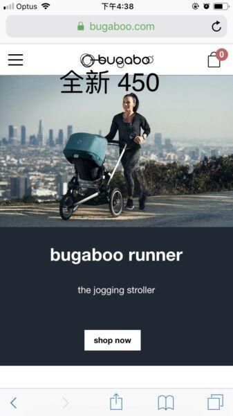 Bugaboo runner lost receipt and handle bar never used $450