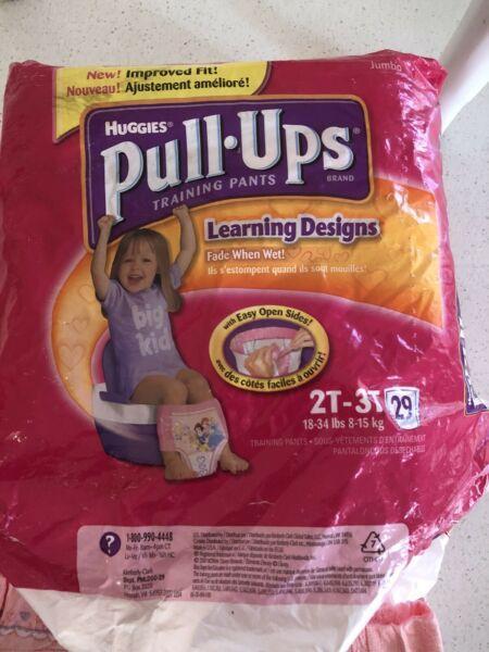 Huggies disney princess pull up potty training nappies