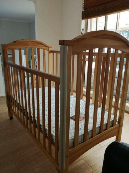 Cot including mattress for sale