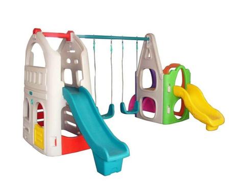 Mega All In One Playground With Free Seal Swing