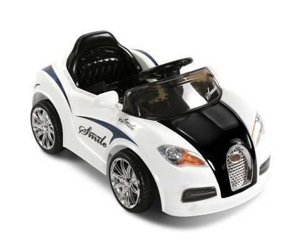Bugatti Kids Ride On Car - Black & White