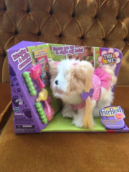 Fur real friends Japanese chin toy dog