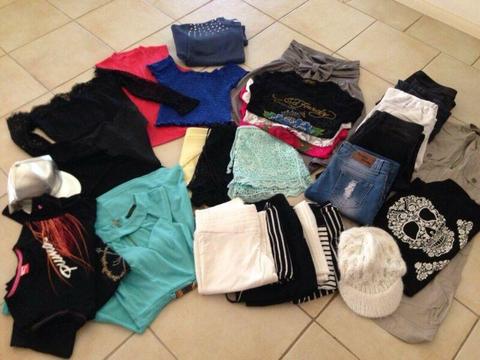 Girls size 12-14 clothes bundle - over 30 items