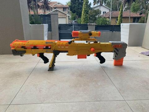 Genuine Nerf sniper and rifle