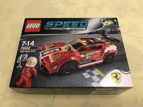 Lego 75908 Speed Champions 458 Italia GT2 Retired Brand New Seal
