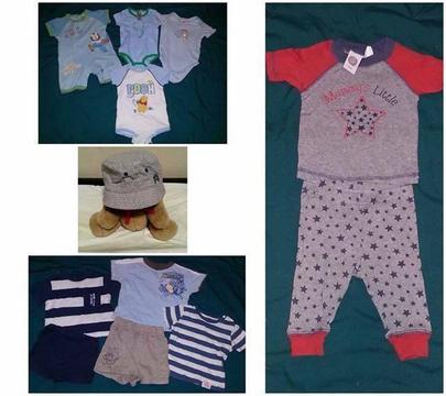 Baby Boys Summer Clothes 000 with a couple of 0000 barely worn!
