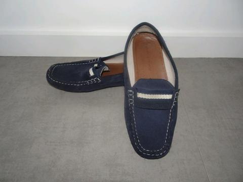 Pre-loved Zara boys suede look loafers EU 38