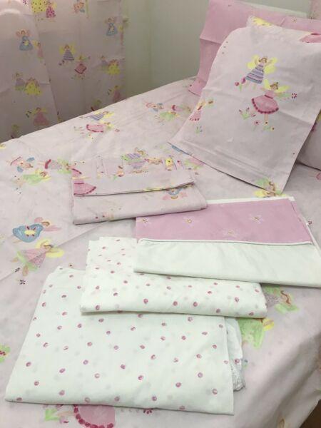 Tree house children's decor single bed bed linen 12 items