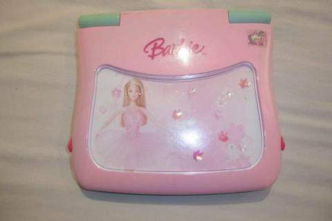 girls barbie computer