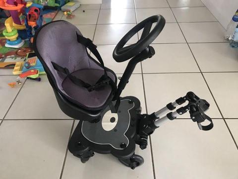 stroller ride on attachment for pram with seat tandem