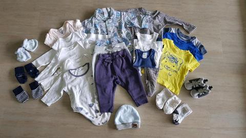 Bulk used 3-6 months baby boy clothes and more