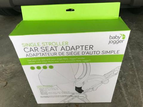 Brand New Baby Jogger Single Stroller Car Seat Adapter