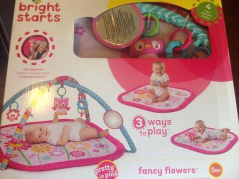 Bright starts playgym Fancy Flowers NEW in box