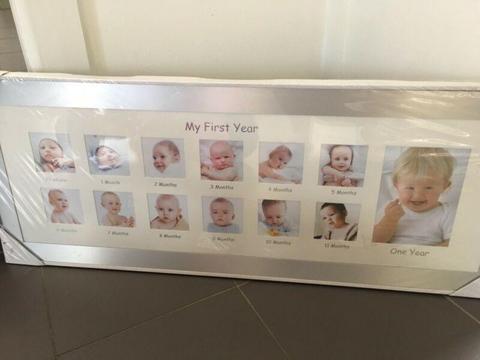 My First Year photo frame